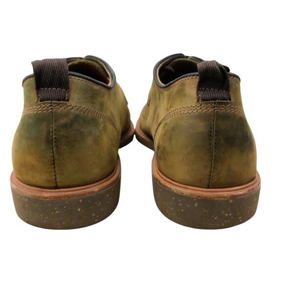 Warfield & Grand Shoes Mens 9.5 Olive Suede Cap Toe Derby Leather Dress Casual main image 12